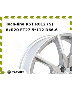 Колесный диск Tech Line Tech-line RST R012 (S) 8xR20 ET27 5*112 D66.6 Tech line