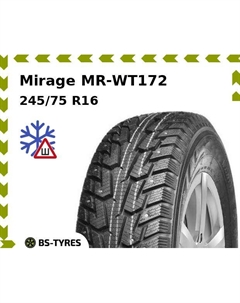 Зимние шины Mirage MR-WT172 245/75 R16C 120/116S