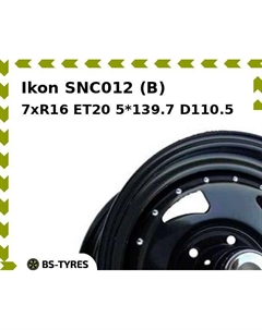 Колесный диск Ikon SNC012 (B) 7xR16 ET20 5*139.7 D110.5