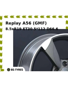 Колесный диск Replay A56 (GMF) 8.5xR19 ET30 5*112 D66.6