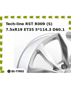 Колесный диск Tech Line Tech-line RST R009 (S) 7.5xR19 ET35 5*114.3 D60.1 Tech line