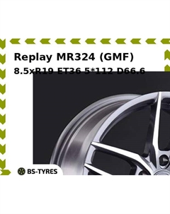 Колесный диск Replay MR324 (GMF) 8.5xR19 ET36 5*112 D66.6