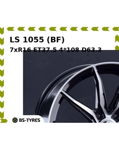 Колесный диск LS 1055 (BF) 7xR16 ET37.5 4*108 D63.3 Ls