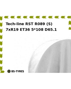 Колесный диск Tech Line Tech-line RST R089 (S) 7xR19 ET36 5*108 D65.1 Tech line