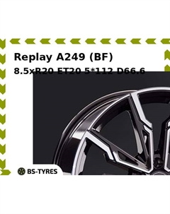 Колесный диск Replay A249 (BF) 8.5xR20 ET20 5*112 D66.6