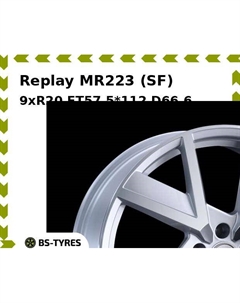Колесный диск Replay MR223 (SF) 9xR20 ET57 5*112 D66.6