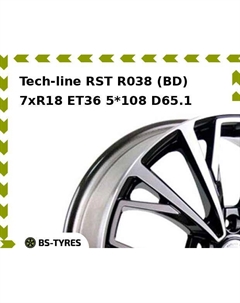 Колесный диск Tech Line Tech-line RST R038 (BD) 7xR18 ET36 5*108 D65.1 Tech line