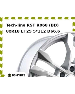 Колесный диск Tech Line Tech-line RST R068 (BD) 8xR18 ET25 5*112 D66.6 Tech line