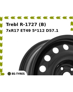 Колесный диск Trebl R-1727 (B) 7xR17 ET49 5*112 D57.1