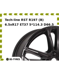 Колесный диск Tech Line Tech-line RST R197 (B) 6.5xR17 ET37 5*114.3 D66.5 Tech line