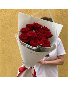 Букет 11 красных роз Эксплорер Fleur de fee цветочная фея