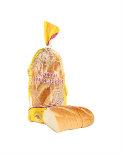 Батон Пролетарец Нарезной в нарезке 400 Хк пролетарец