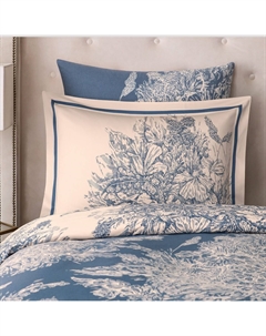 Комплект наволочек Фонтени сине-коричневый 50х70. 2пр Togas