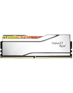 Модуль памяти DDR5 64GB (2*32GB) F5-6000J2836G32GX2-TR5S TRIDENT Z5 ROYAL RGB 6000MHz CL28 1.40V G.skill