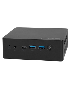 Мини ПК CBR MiniPC-SMCR-DT02 CBR-SMCR-DT02-N15016G512-WP N150/16GB/512GB SSD/2*HDMI/4*USB-A/USB Type-C/3.5mm Combo Jack/RJ-45/Win11Pro Cbr