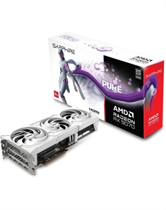 Видеокарта PCI-E Radeon RX 9070 PURE OC (11349-02-20G) 16GB GDDR6 256bit 2210/20000MHz 2*HDMI 2*DP Sapphire