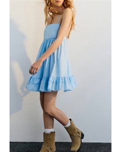 Платье-сарафан мини на бретельках с воланами Befree