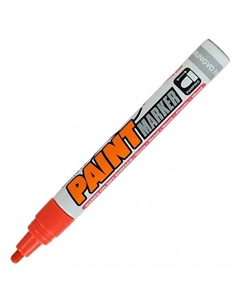 Маркер краска для письма по разным поверхностям цвет оранжевый Mungyo