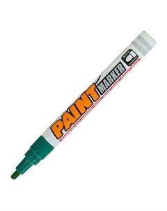 Маркер краска для письма по разным поверхностям цвет зеленый Mungyo