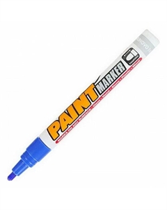 Маркер краска для письма по разным поверхностям цвет синий Mungyo