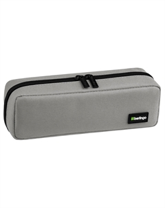 Пенал мягкий 1 отделение "Grey" 205*60*65 мм, полиэстер Berlingo
