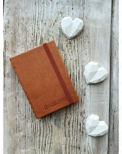 Скетчбук для акварели 10х7 см 230 г, 30 л, 50% хлопка, коричневый Inkberry