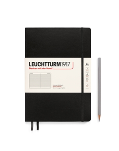 Блокнот в линейку Composition B5 109 л, твердая обложка Черный Leuchtturm1917