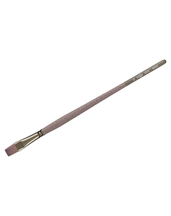 Кисть синтетика №12 плоская "Safari" средняя ручка Gamma