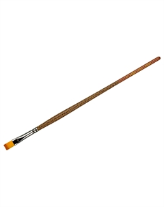 Кисть синтетика №8 плоская "Safari" средняя ручка Gamma