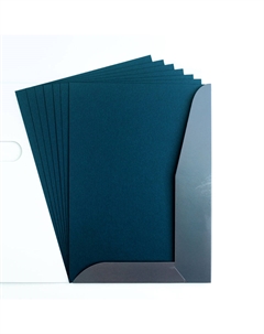 Бумага для пастели в папке А4 7 л 270 г, морская волна Малевичъ