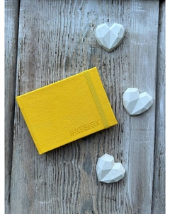 Скетчбук для акварели 7х10 см 230 г, 50% хлопка, желтый Inkberry