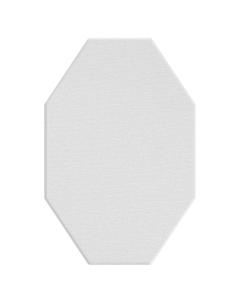 Холст на картоне "Студия" восьмиугольный, 20х30см, 100% хлопок, 280 г Gamma