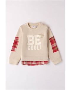 Свитшот хлопковый 2в1 с принтом Ido