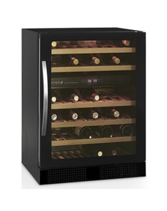 Шкаф винный TFW200-2F черный (дверь без рамы) Tefcold