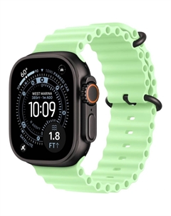 Смарт-часы Watch Ultra 3 49mm Black Titanium Case with Neon Green Ocean Band (One Size) Apple