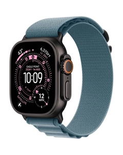 Смарт-часы Watch Ultra 3 49mm Black Titanium Case with Light Blue Alpine Loop (M) Apple