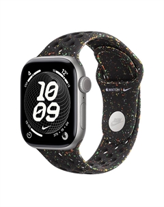 Умные часы Apple Watch Series 11 (GPS), 46 мм, Space Gray Aluminum Case/Midnight Black Nike Sport Band - M/L