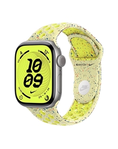 Умные часы Apple Watch Series 11 (GPS+Cellular), 46 мм, Space Gray Aluminum Case/Volt Splash Nike Sport Band - S/M