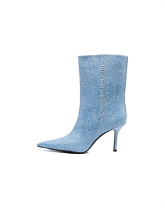 Ботинки из денима Delphine 90 мм Alexander wang