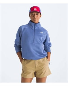 Женский термобелье DOTKNIT с молнией ¼, Virtual Blue/Indigo Plum The north face