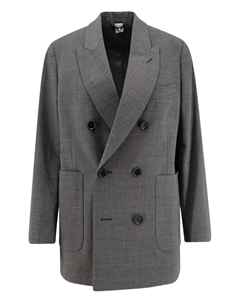 Двубортный пиджак, серый Aspesi