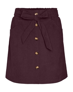 Мини юбка VMVilja, Wine red Vero moda