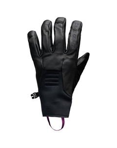 Gloves tour lt перчатки черные - s Black diamond