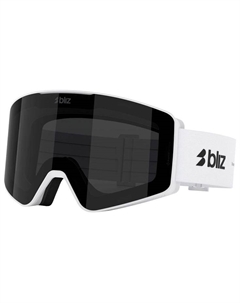 Горнолыжные очки G001S матово-белые дымчатые Bliz