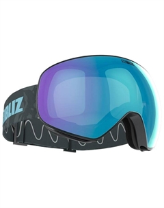 Горнолыжные очки Floz матовые серые дымчатые ледяные синие мульти Bliz