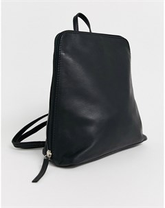 Кожаный рюкзак Asos design