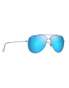 Солнцезащитные очки hauoli xs crystal shiny silver blue hawaii mauipure Maui jim