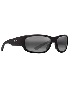 Солнцезащитные очки mauklele матовые черные нейтрально-серые минеральные супертонкие Maui jim