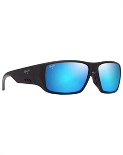 Солнцезащитные очки keha asian fit noir mat bleu hawaï minéral супертонкие Maui jim