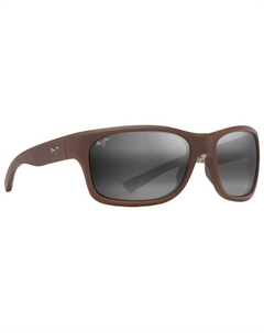 Солнцезащитные очки ano nui матовые коричневые нейтрально-серые минеральные супертонкие Maui jim